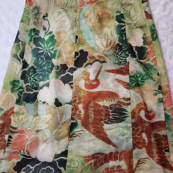 Keyingyi small elegant sheer dress overlay high split - Picture 8 of 8